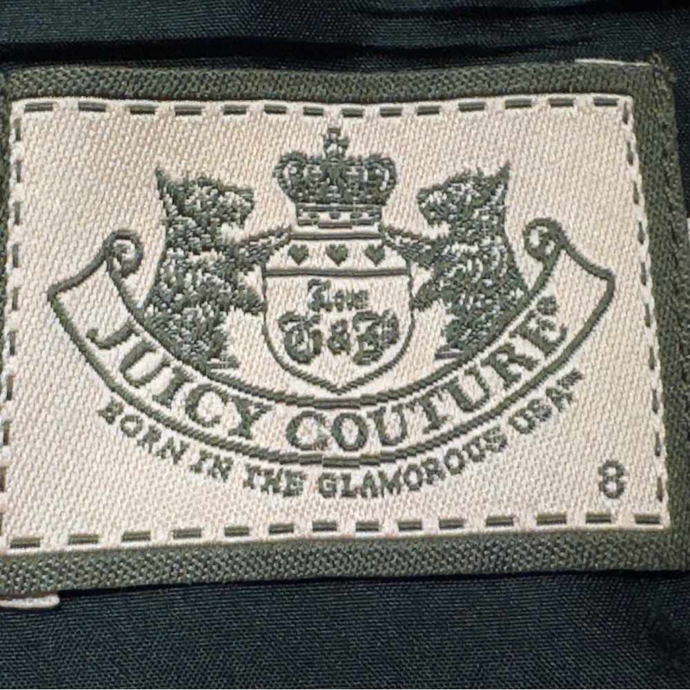 Juicy Couture Black Silk Feather Trim Mini Dress - Picture 7 of 8